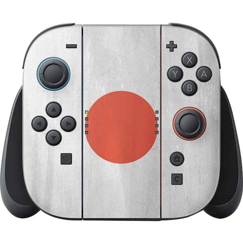 Japanese Flag Distressed Nintendo Skins