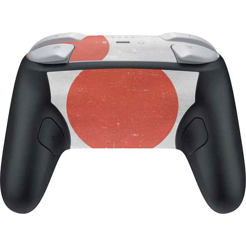 Japanese Flag Distressed Nintendo Switch 2 (2025) Pro Controller Skin