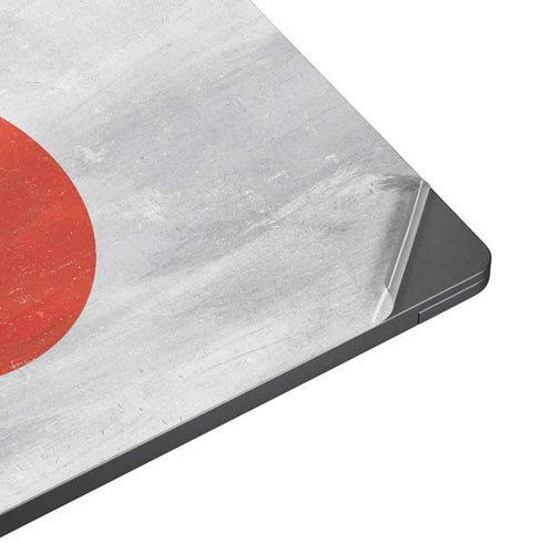 Japanese Flag Distressed Surface Laptop 7 15in Skin