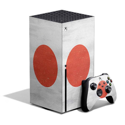 Japanese Flag Distressed Xbox Series X Skins