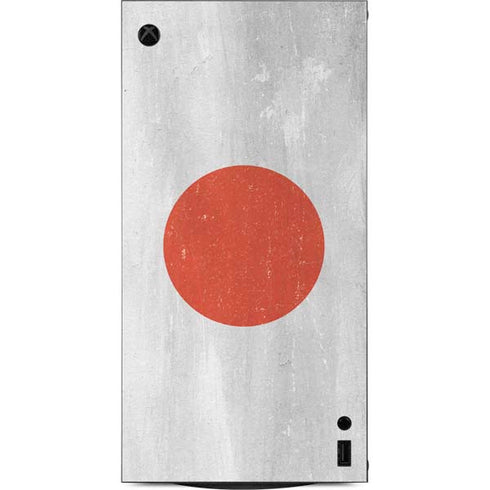 Japanese Flag Distressed XBox Series X Digital Edition Console Skin