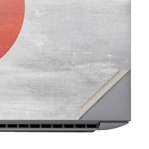 Japanese Flag Distressed HP ZBook Fury 16 G10 Skin