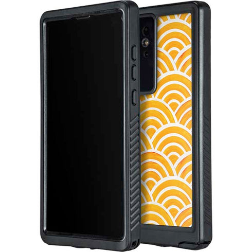 Japanese Wave by Cat Coq Galaxy S24 Ultra Waterproof Case