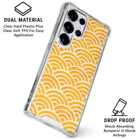 Japanese Wave by Cat Coq Galaxy S25 Ultra Clear Case