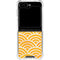 Japanese Wave by Cat Coq Galaxy Z Flip6 Clear Case