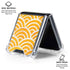Japanese Wave by Cat Coq Galaxy Z Flip6 Clear Case
