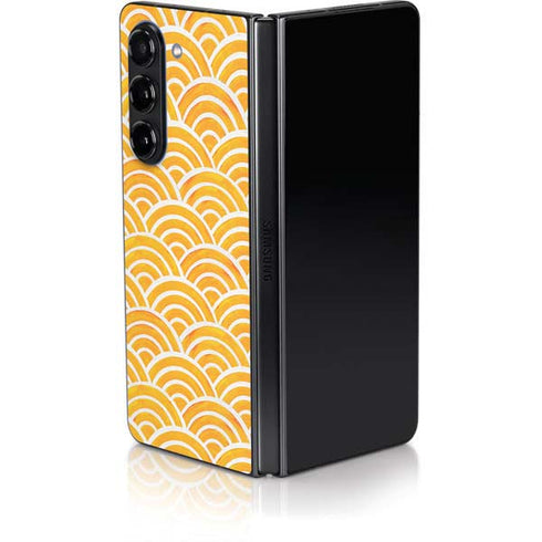 Japanese Wave by Cat Coq Galaxy Z Fold5 5G Skin
