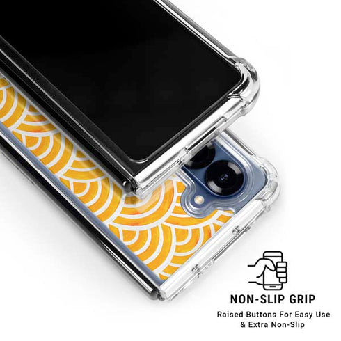 Japanese Wave by Cat Coq Galaxy Z Fold6 Clear Case