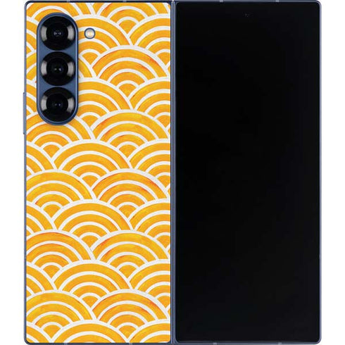 Japanese Wave by Cat Coq Galaxy Z Fold6 Skin