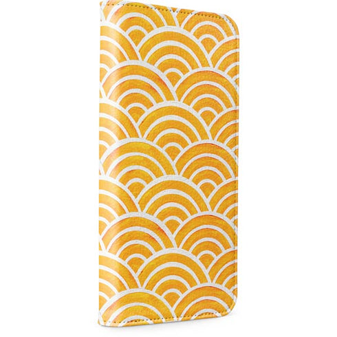 Japanese Wave by Cat Coq iPhone 15 Plus Folio Case