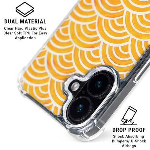 Japanese Wave by Cat Coq iPhone 16 Clear Case