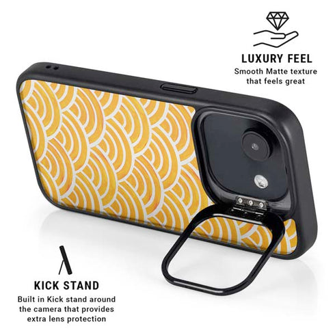 Japanese Wave by Cat Coq iPhone 16e Kickstand Case