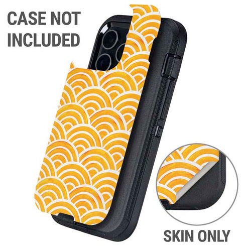 Japanese Wave by Cat Coq Otterbox Defender iPhone Skin