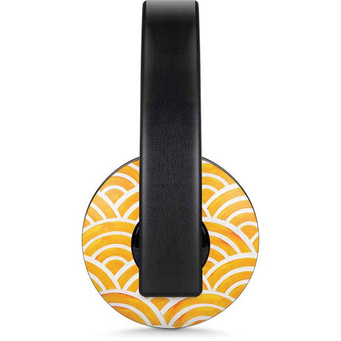 Japanese Wave by Cat Coq PlayStation 4 Gold Wireless Headset Skin