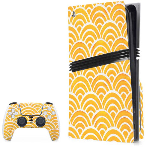 Japanese Wave by Cat Coq PS5 Pro Disk Bundle Skin