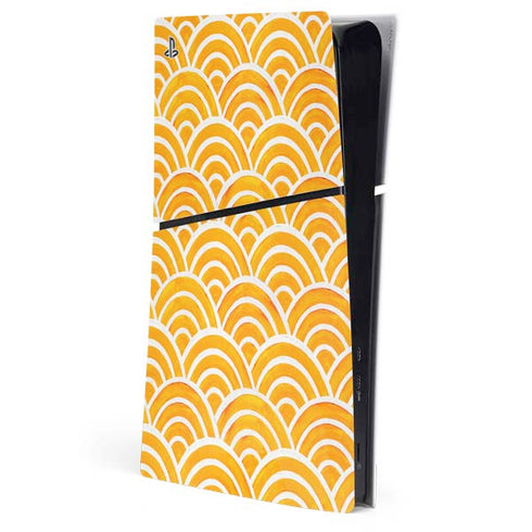 Japanese Wave by Cat Coq PS5 Slim Digital Edition Console Skin