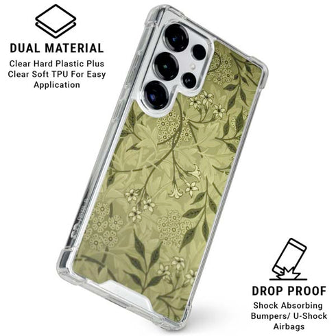 Jasmine by William Morris Galaxy S25 Ultra Clear Case