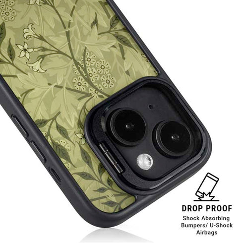 Jasmine by William Morris iPhone 15 Plus Kickstand Case