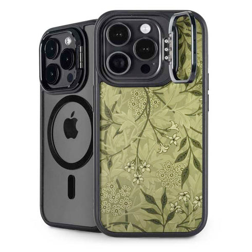 Jasmine by William Morris iPhone 15 Pro Kickstand Case
