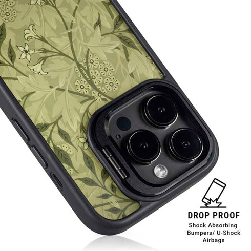 Jasmine by William Morris iPhone 15 Pro Max Kickstand Case