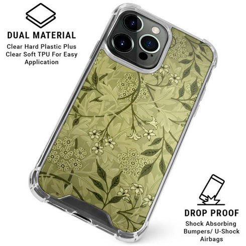 Jasmine by William Morris iPhone 16 Pro Max Clear Case