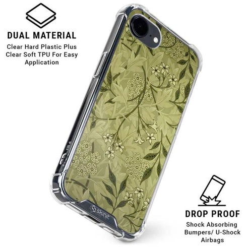 Jasmine by William Morris iPhone 16e Clear Case