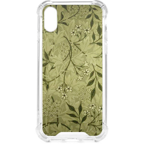 Jasmine by William Morris iPhone XS Clear Case
