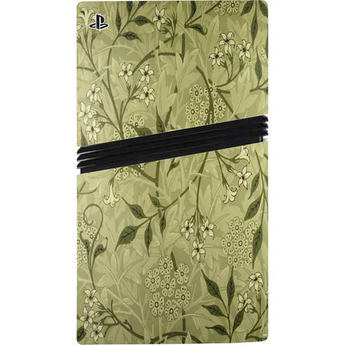 Jasmine by William Morris PS5 Pro Disk Bundle Skin