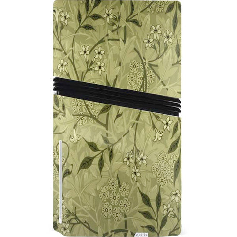 Jasmine by William Morris PS5 Pro Disk Console Skin