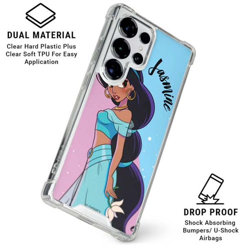 Disney Jasmine Galaxy S25 Ultra Clear Case