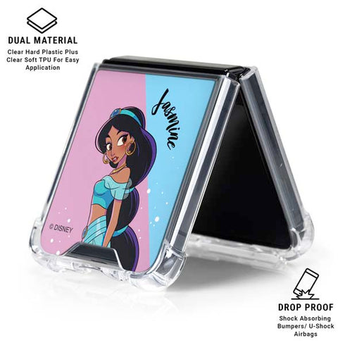 Disney Jasmine Galaxy Z Flip6 Clear Case