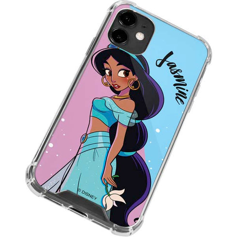 Disney Princess Jasmine Art iPhone 12 Mini Clear Case