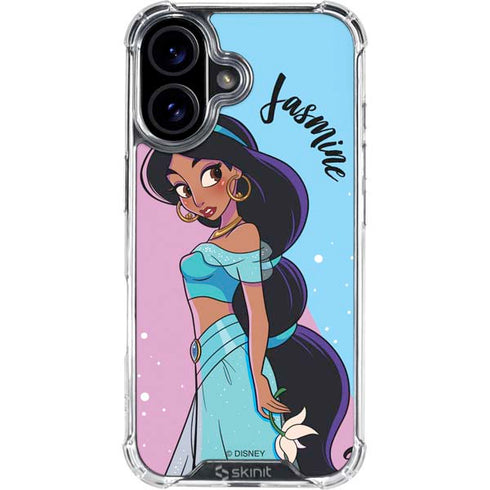 Disney Jasmine iPhone 16 Plus Clear Case