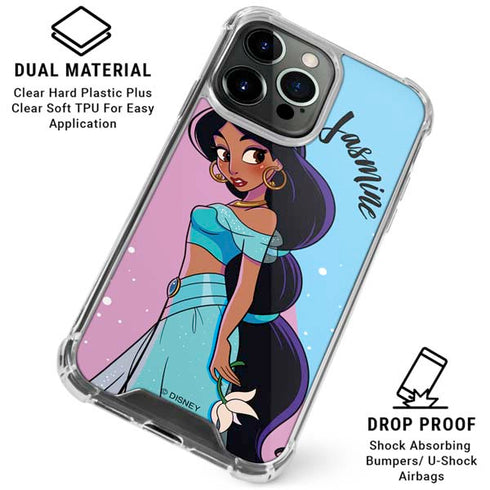 Disney Jasmine iPhone 16 Pro Max Clear Case