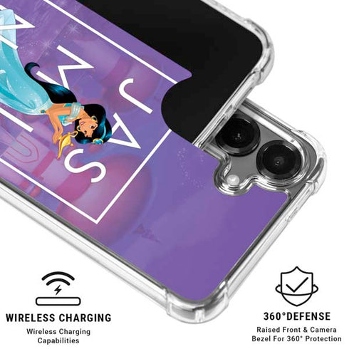 Disney Princess Jasmine Magic Lamp Galaxy S26 Clear Case