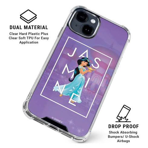 Disney Princess Jasmine Magic Lamp iPhone 15 Clear Case