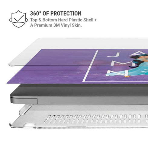 Disney Princess Jasmine Magic Lamp MacBook Pro 14in (2021-24) Case plus Skin