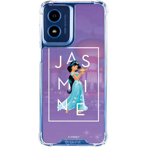 Disney Princess Jasmine Magic Lamp Moto G Play 4G (2024) Clear Case
