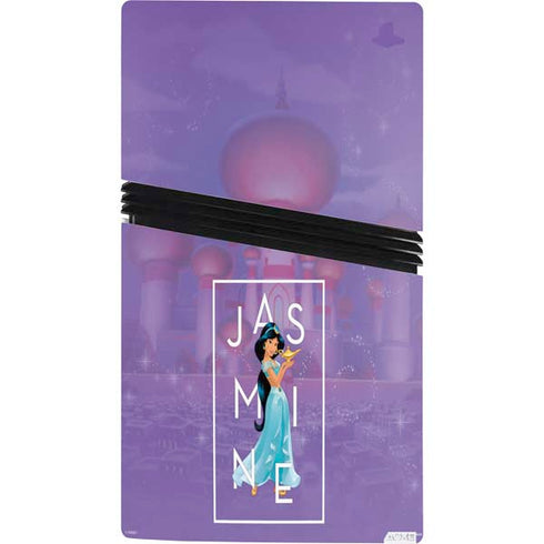 Disney Princess Jasmine Magic Lamp PS5 Pro Console Skin
