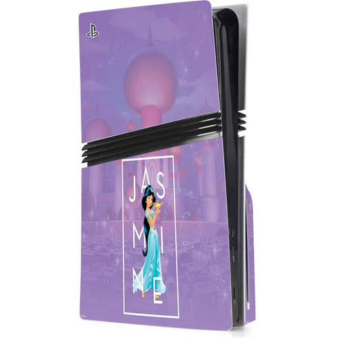 Disney Princess Jasmine Magic Lamp PS5 Pro Disk Console Skin