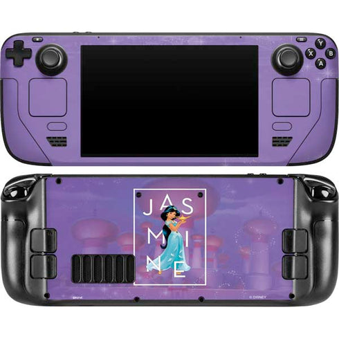 Disney Princess Jasmine Magic Lamp Steam Deck Handheld Gaming Computer OLED Skin