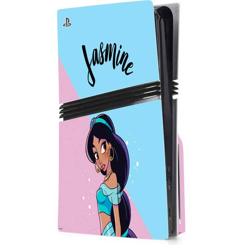 Disney Jasmine PS5 Pro Disk Console Skin