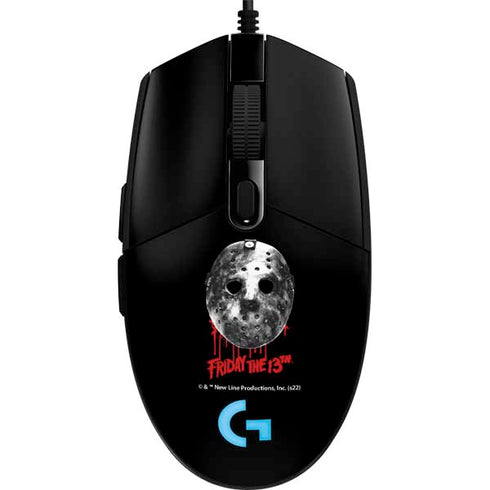 Warner Bros Friday the 13th Jason Voorhees Dripping Mask G203 Prodigy RGB Wired Gaming Mouse Skin