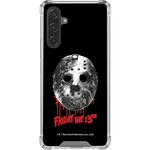 Warner Bros Friday the 13th Jason Voorhees Dripping Mask Galaxy A17 Clear Case