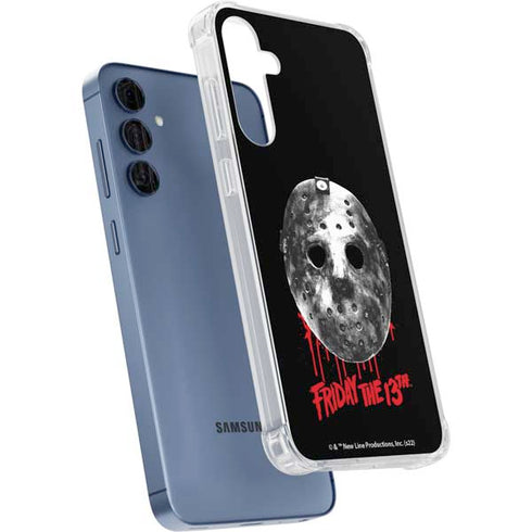Warner Bros Friday the 13th Jason Voorhees Dripping Mask Galaxy A35 5G Clear Case