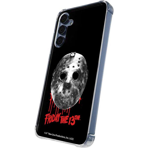 Warner Bros Friday the 13th Jason Voorhees Dripping Mask Galaxy A55 5G Clear Case