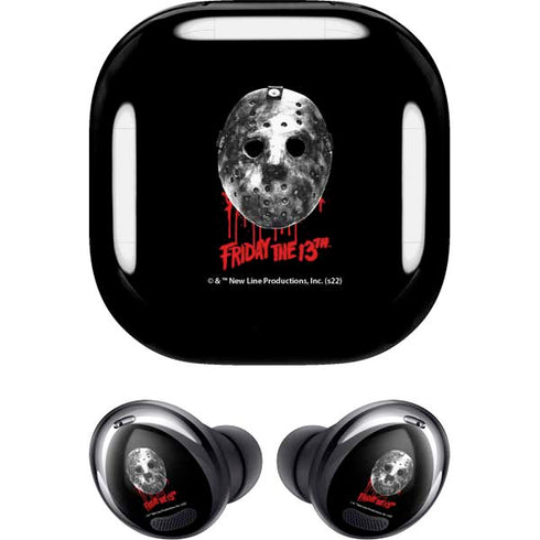 Warner Bros Friday the 13th Jason Voorhees Dripping Mask Galaxy Buds Pro Skin