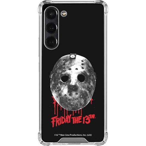 Warner Bros Friday the 13th Jason Voorhees Dripping Mask Galaxy S24 FE Clear Case
