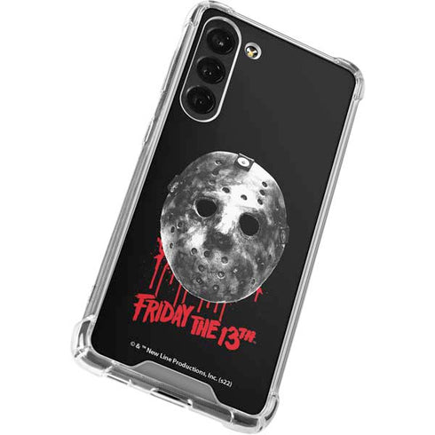 Warner Bros Friday the 13th Jason Voorhees Dripping Mask Galaxy S24 FE Clear Case