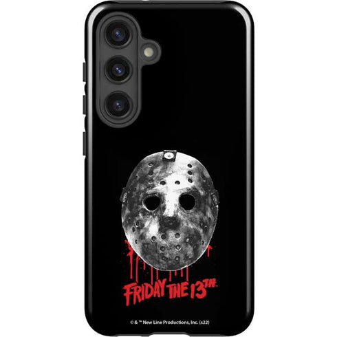 Warner Bros Friday the 13th Jason Voorhees Dripping Mask Galaxy S25 Plus Impact Case